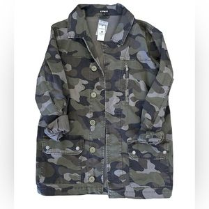 Camouflage Style Express Coat, size Small NWT